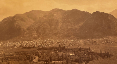  Title: Aspen, Colorado , Date: c. 1892-1897 , Size: 16 3/4 x 21 inches , Medium: Albumen Photograph , Edition: Vintage