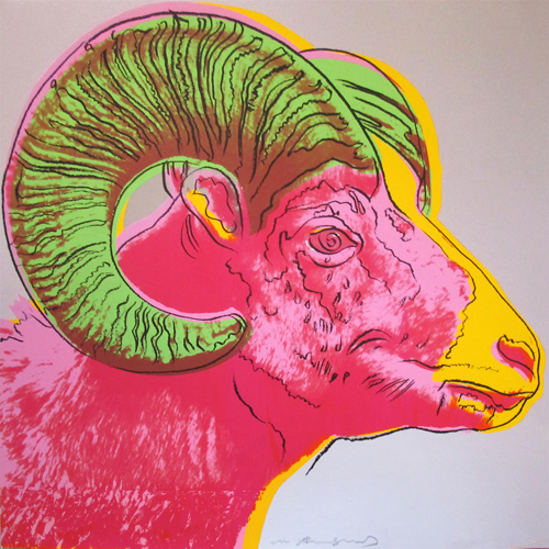 Bighorn Ram Andy Warhol