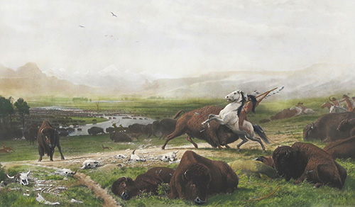Last of the Buffalo, Albert Bierstadt